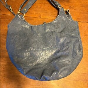 Stylish Blue Hobo Bag